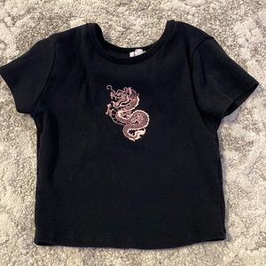 garage cropped shirt